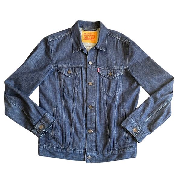 Levi's Denim Jacket, dark wash, men's size M - Picture 1 of 8